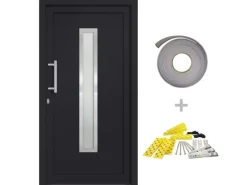 vidaXL Haustür Anthrazit 108x200 cm 279239