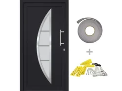 vidaXL Haustür Anthrazit 98x190 cm 279218