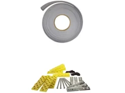 vidaXL Haustür Anthrazit 100x200 cm Aluminium und PVC 3157071