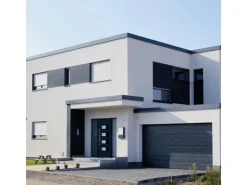 vidaXL Haustür Anthrazit 100x200 cm Aluminium und PVC 3157071