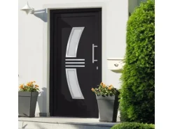 vidaXL Haustür Anthrazit 108x208 cm 3057579