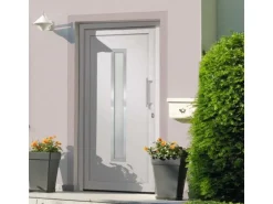 vidaXL Haustür Weiß 88x200 cm 279229