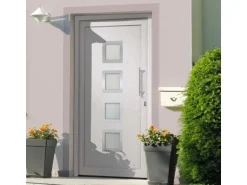 vidaXL Haustür Weiß 98x190 cm 279182