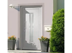 vidaXL Haustür Weiß 88x200 cm 279223