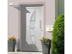 vidaXL Haustür Weiß 88x200 cm 279205