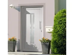 vidaXL Haustür Weiß 108x208 cm 279234