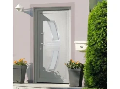 vidaXL Haustür Weiß 108x208 cm 3057564