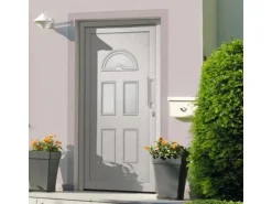 vidaXL Haustür Weiß 110x210 cm 279258