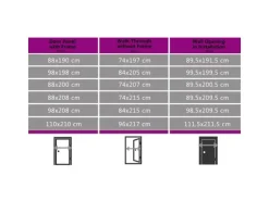 vidaXL Haustür Weiß 88x190 cm PVC 3187909