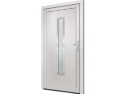 vidaXL Haustür Weiß 108x200 cm PVC 3187895