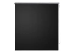 vidaXL Verdunkelungsrollo Rollo 120 x 230 cm Schwarz