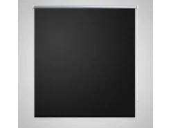 vidaXL Verdunkelungsrollo Rollo 120 x 230 cm Schwarz