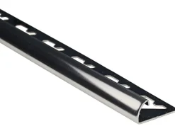 Viertelkreis-Abschlussprofil Edelstahl poliert 8 mm x 2,5 m