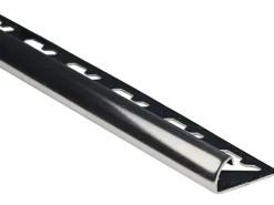 Viertelkreis-Abschlussprofil Edelstahl poliert 10 mm x 2,5 m