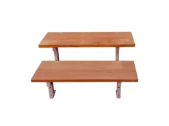 Vinuovo Gartentreppe Stahl Bali 2 Bankirai Hartholz Stufen 80cm