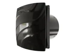 VLANO Badlüfter ALTO 120 Black mit Quick-Fix Montagesystem