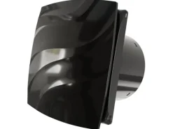 VLANO Badlüfter ALTO 100 Black mit Quick-Fix Montagesystem