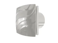 VLANO Badlüfter ALTO 100 TH Silver mit Nachlauf & Feuchtigkeitssensor