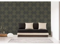 Vliestapete Art Deco Tapete Geometrische Tapete Glanz Leicht Strukt. Gra FSC®