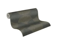 Vliestapete Art Deco Tapete Geometrische Tapete Glanz Leicht Strukt. Gra FSC®