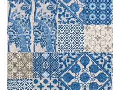 Vliestapete Metropolitan Stories Fliesen Matt Leicht Strukt. Blau Creme FSC®