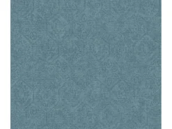 Vliestapete Orient Vintage Matt Leicht Strukturiert Blau FSC®