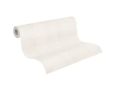 Vliestapete Streifen Designertapete Matt Leicht Strukturiert Creme Metallic FSC®