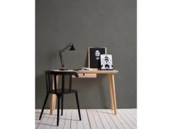 Vliestapete Uni Matt Leicht Strukturiert Grau FSC®