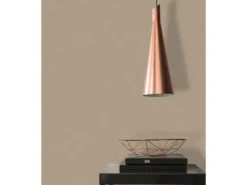 Vliestapete Uni Matt Leicht Strukturiert Beige Braun FSC®