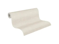 Vliestapete Uni Matt Leicht Strukturiert Beige Creme FSC®