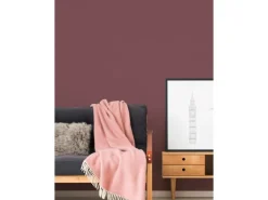 Vliestapete Uni Matt Leicht Strukturiert Lila FSC®