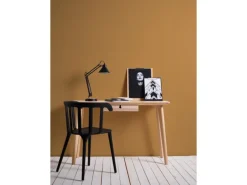 Vliestapete Uni Matt Leicht Strukturiert Gelb FSC®