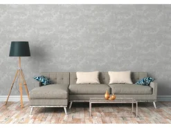 Vliestapete Wald Matt Leicht Strukturiert Beige Creme FSC®