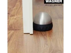 Wagner Bodentürstopper Ø 93 mm x 75 mm Edelstahl Optik
