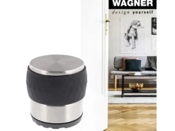 Wagner Bodentürstopper Ø 71 mm x 70 mm Edelstahl Optik