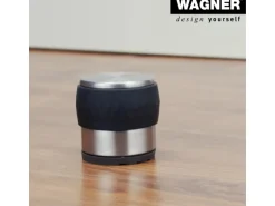 Wagner Bodentürstopper Ø 71 mm x 70 mm Edelstahl Optik