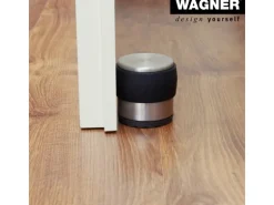 Wagner Bodentürstopper Ø 71 mm x 70 mm Edelstahl Optik