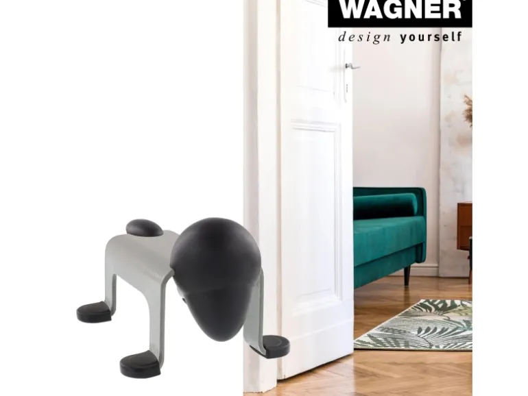 Wagner Bodentürstopper 106 mm x 71 mm x 59 mm Grau