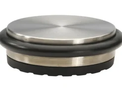 Wagner Boden-Türstopper Big Disk Edelstahl-Optik