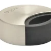 Wagner Boden-Türstopper Duo Edelstahl-Optik Metall