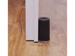 Wagner Boden-/Wandtürstopper Vulkano Ø 45 mm x 75 mm Gummi Schwarz