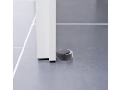 Wagner 2in1 Türstopper Screw Ø 38 mm x 40 mm x 15 mm Metall Edelstahloptik