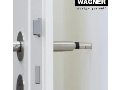 Wagner Wandtürstopper Ø 12 mm x 30 mm Edelstahl Optik