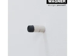 Wagner Wandtürstopper Ø 12 mm x 30 mm Edelstahl Optik