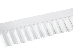 Wandanschluss Acryl Trapez 76/18 Transparent 104,5 cm x 15 cm