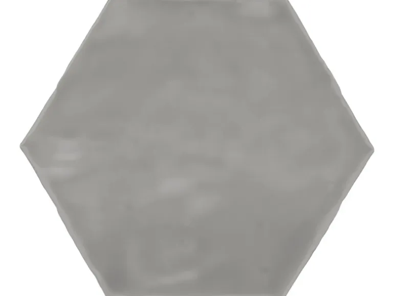 Wandfliese Artisa Hexagon Steingut Mist Glasiert Glänzend 15 cm x 17,5 cm