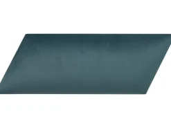 Wandkissen Diamant links 30 cm x 15 cm Petrol Samt