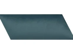 Wandkissen Diamant rechts 30 cm x 15 cm Petrol Samt