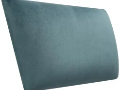 Wandkissen Diamant rechts 30 cm x 15 cm Petrol Samt