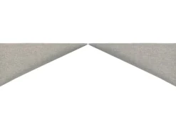 Wandkissen Dreieck 15 cm x 30 cm Hellgrau Struktur